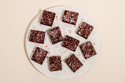 Holiday Peppermint Brownies